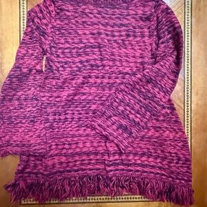 Women's red and black Sweater